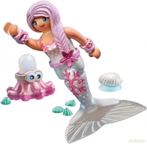 PLAYMOBIL Zestaw figurek Special Plus 71477 Syrenka z ośmiornicą pryskającą wodą