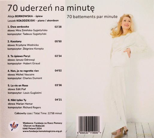 Alicja Borkowska: 70 uderzeń na minutę [CD]