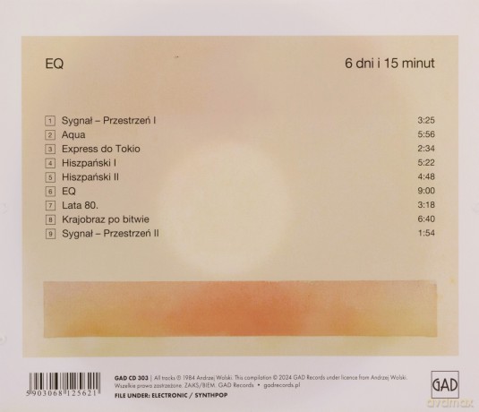 EQ: 6 dni i 15 minut [CD]