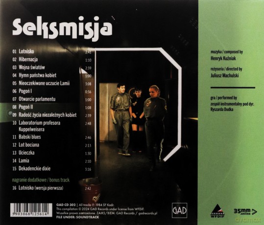 Seksmisja soundtrack [Henryk Kuźniak] [CD]