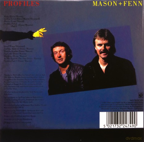 Nick Mason And Rick Fenn: Profiles [CD]