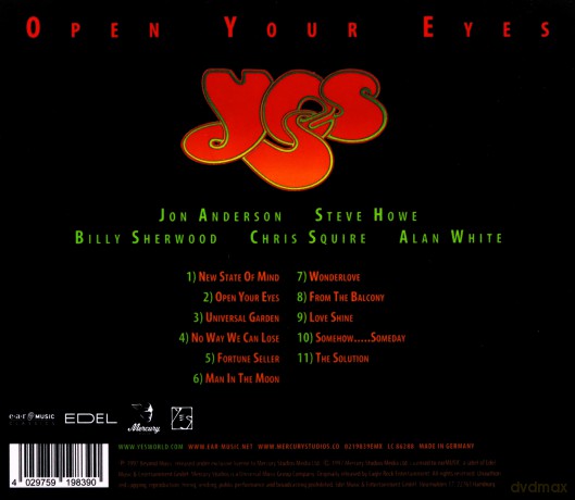 Yes: Open Your Eyes [CD]