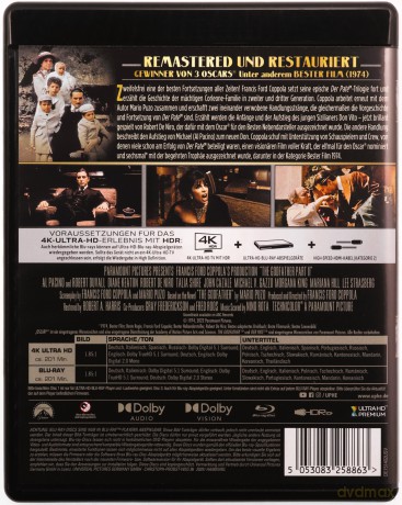 Ojciec chrzestny II (The Godfather Part II) [Blu-Ray 4K]+[Blu-Ray]