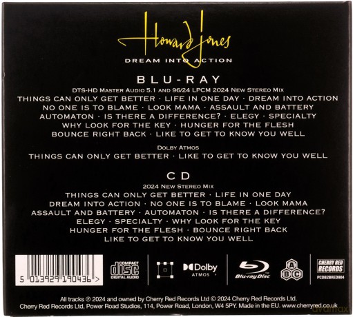 Howard Jones: Dream Into Action Digipak [Blu-Ray]+[CD]