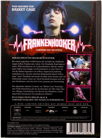 Frankenhooker (Dziewczyna z kawałków) (mediabook) [Blu-Ray]+[DVD]