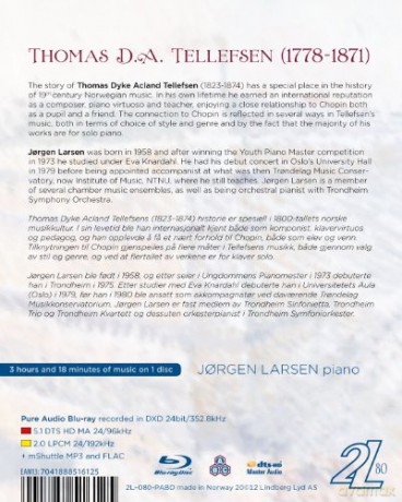 Thomas Tellefsen: Klavierwerke [Blu-Ray]