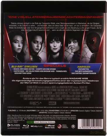 Madame Web [Blu-Ray]