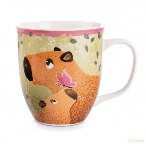 NICI Kubek kapibara Capy-Barbara 360ml porcelana 10x9cm