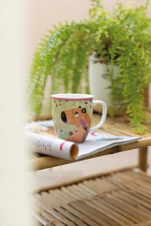 NICI Kubek kapibara Capy-Barbara 360ml porcelana 10x9cm
