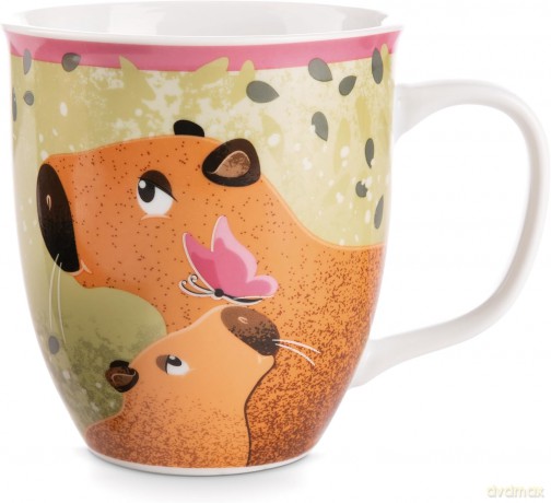 NICI Kubek kapibara Capy-Barbara 360ml porcelana 10x9cm