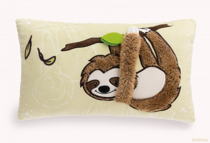 Cushion sloth Slobby 43x25cm GREEN