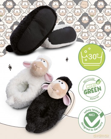 Slippers sheep Wool*y Gang size 38-41 (L) GREEN