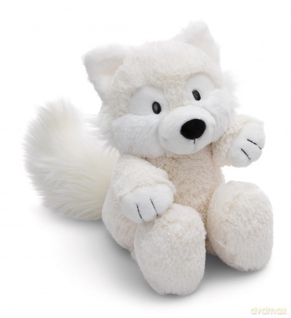 Soft toy polar fox Vanja 50cm dangling GREEN