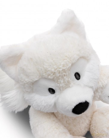 Soft toy polar fox Vanja 50cm dangling GREEN