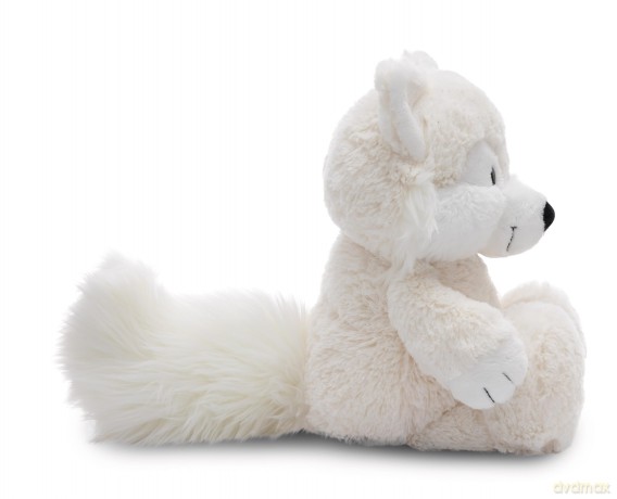 Soft toy polar fox Vanja 50cm dangling GREEN