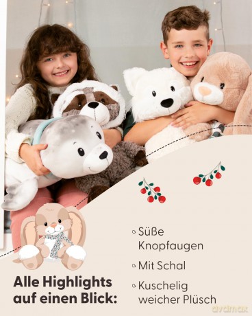 NICI Przytulanka Króliczek Fjella 50cm GREEN
