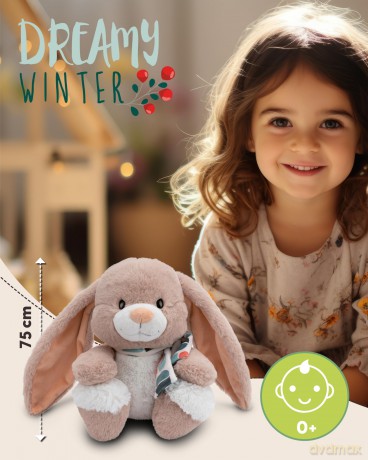Soft toy bunny Fjella 75cm dangling GREEN
