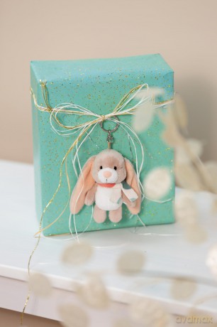 NICI wieszak/brelok na klucze Królik Fjella 10cm GREEN