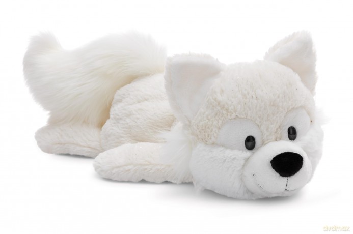 NICI Przytulanka Lis polarny Vanja 45cm relaxed-leżąca GREEN