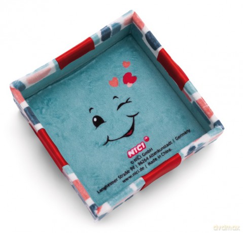 Gift box Dreamy Winter plush 11x11x11cm GREEN