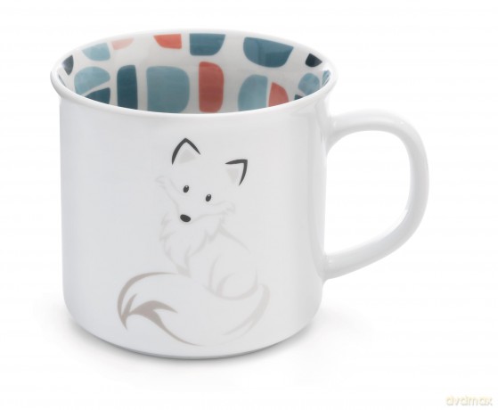 NICI Kubek Dreamy Winter 400ml 9.5x9cm porcelana
