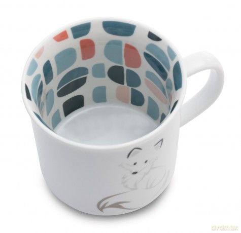 NICI Kubek Dreamy Winter 400ml 9.5x9cm porcelana