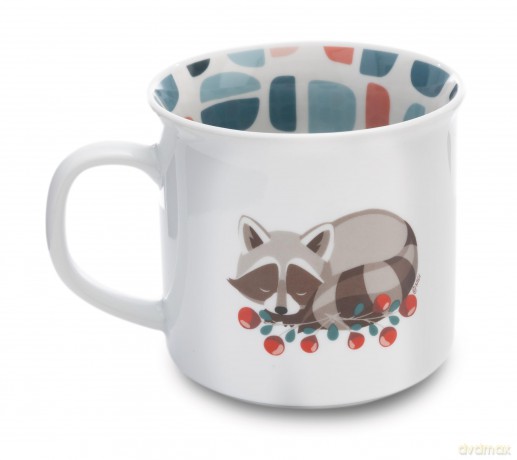 NICI Kubek Dreamy Winter 400ml 9.5x9cm porcelana