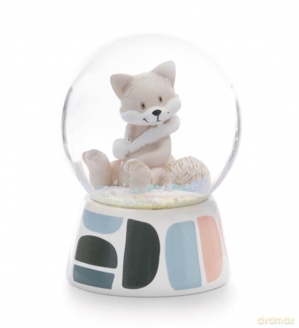 NICI Kula śnieżna lis polarny Vanja 6.5cm
