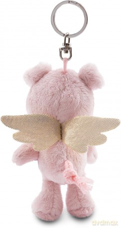 NICI wieszak/brelok na klucze anioł stróż świnka z koniczyną 10cm