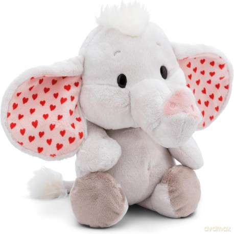 NICI Przytulanka Love słonik jasno szary 32cm