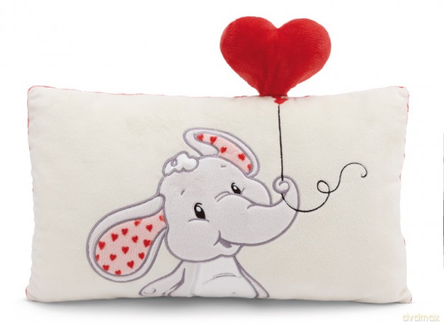 NICI Poduszka Love słoń 43x25cm GREEN