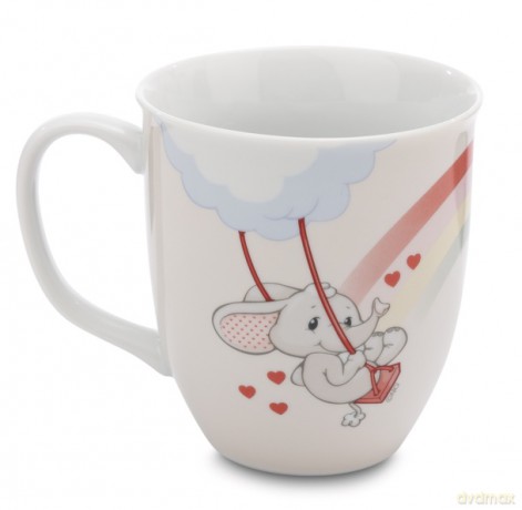 NICI Kubek Love elephant 360ml 8x10cm porcelain