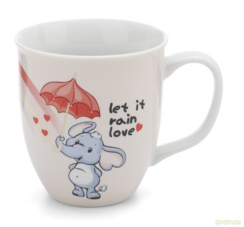 NICI Kubek Love elephant 360ml 8x10cm porcelain