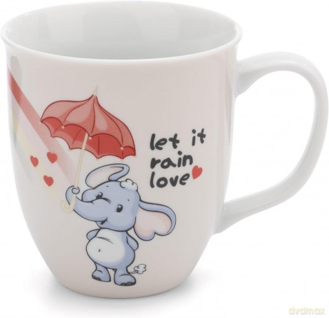 NICI Kubek Love elephant 360ml 8x10cm porcelain