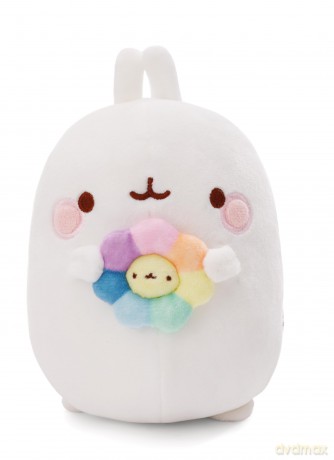 NICI Przytulanka MOLANG z tęczowym kwiatem 24cm