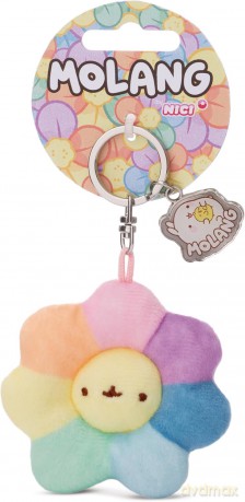 NICI wieszak/brelok do kluczy  rainbow flower 7cm