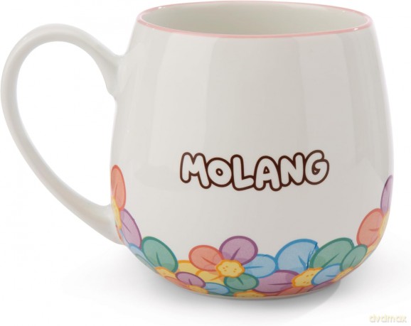 NICI Kubek MOLANG z tęczowym kwiatem 400ml porcelanowy 8x9 cm with banderole