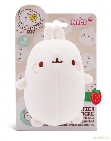 NICI Przytulanka MOLANG z dzwoneczkiem w środku12cm