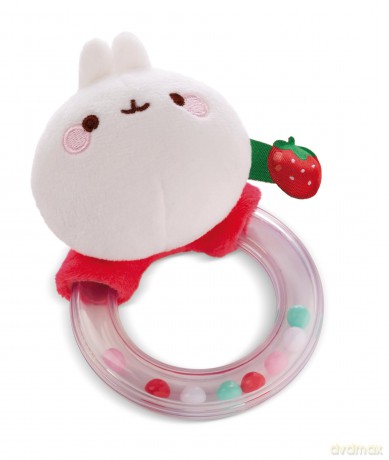 Rattle ring MOLANG 11cm on header card