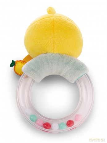 Rattle ring Piu Piu 11cm on header card