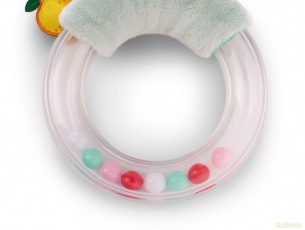 Rattle ring Piu Piu 11cm on header card