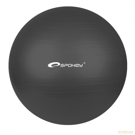 Spokey Piłka Gimnastyczna (Piłka Rehabilitacyjna) Czarna (Rozmiar 65 cm)