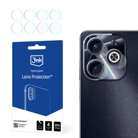 Szkło Hybrydowe do Infinix Hot 40i - 3mk Lens Protection
