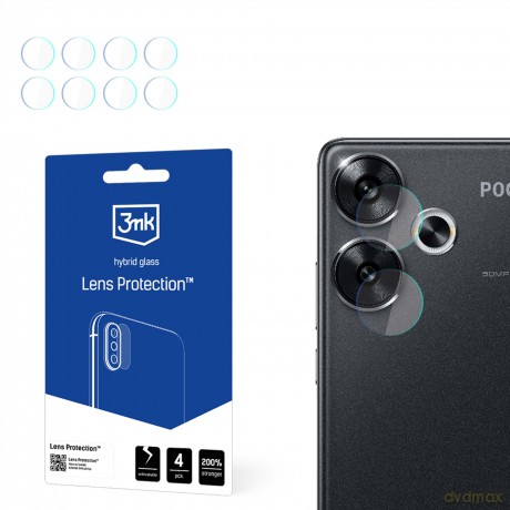 Ochrona na obiektyw aparatu do Poco F6 - 3mk Lens Protection