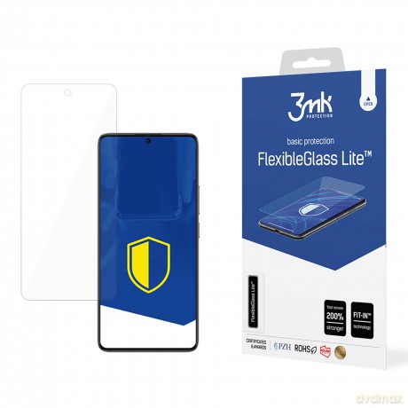 Szkło Hybrydowe do Poco F6 Pro - 3mk FlexibleGlass Lite