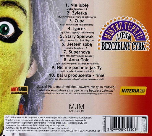 Plateau: Mistrz Tupetu i jego Bezczelny Cyrk (digipack) [CD]