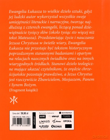 Ewangelia według św. Łukasza - Pablo T. Gadenz [KSIĄŻKA]