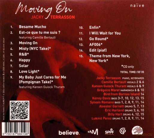 Jacky Terrasson: Moving On [CD]