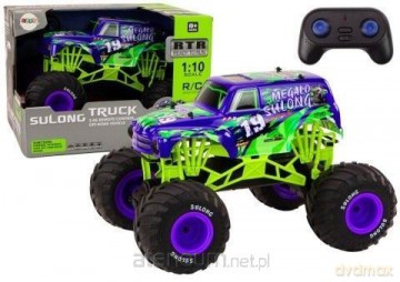 Auto Ghost terenowe 2.4G R/C 1:10 fioletowy