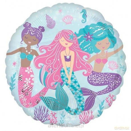 Balon foliowy Syrenka 45cm